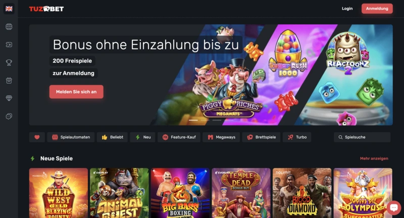 TuzBet Homepage